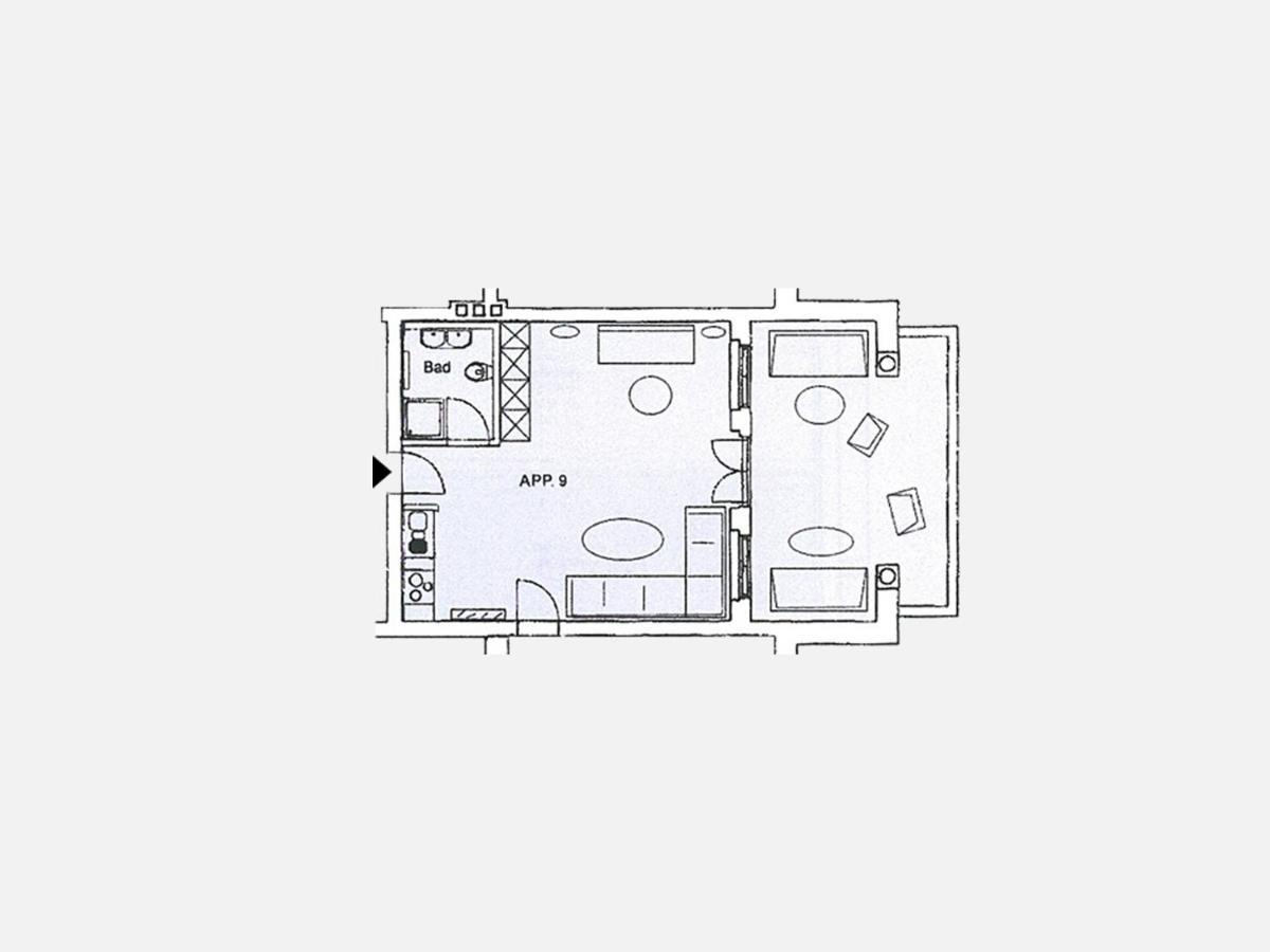 Kaiservillen Heringsdorf - 1-Raum-Appartement Mit Balkon Ik9 מראה חיצוני תמונה